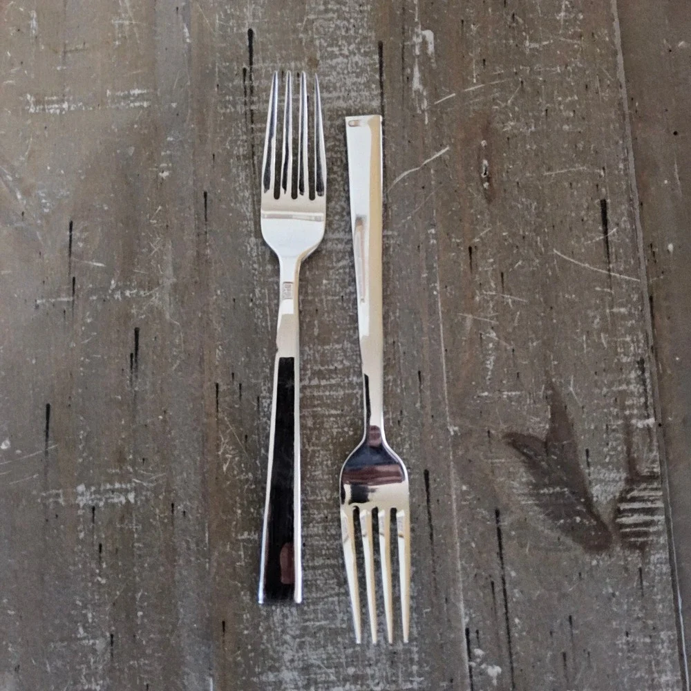 Dansk Meridian Salad Fork Set of 4 Stainless Steel 18/10 Flatware MCM